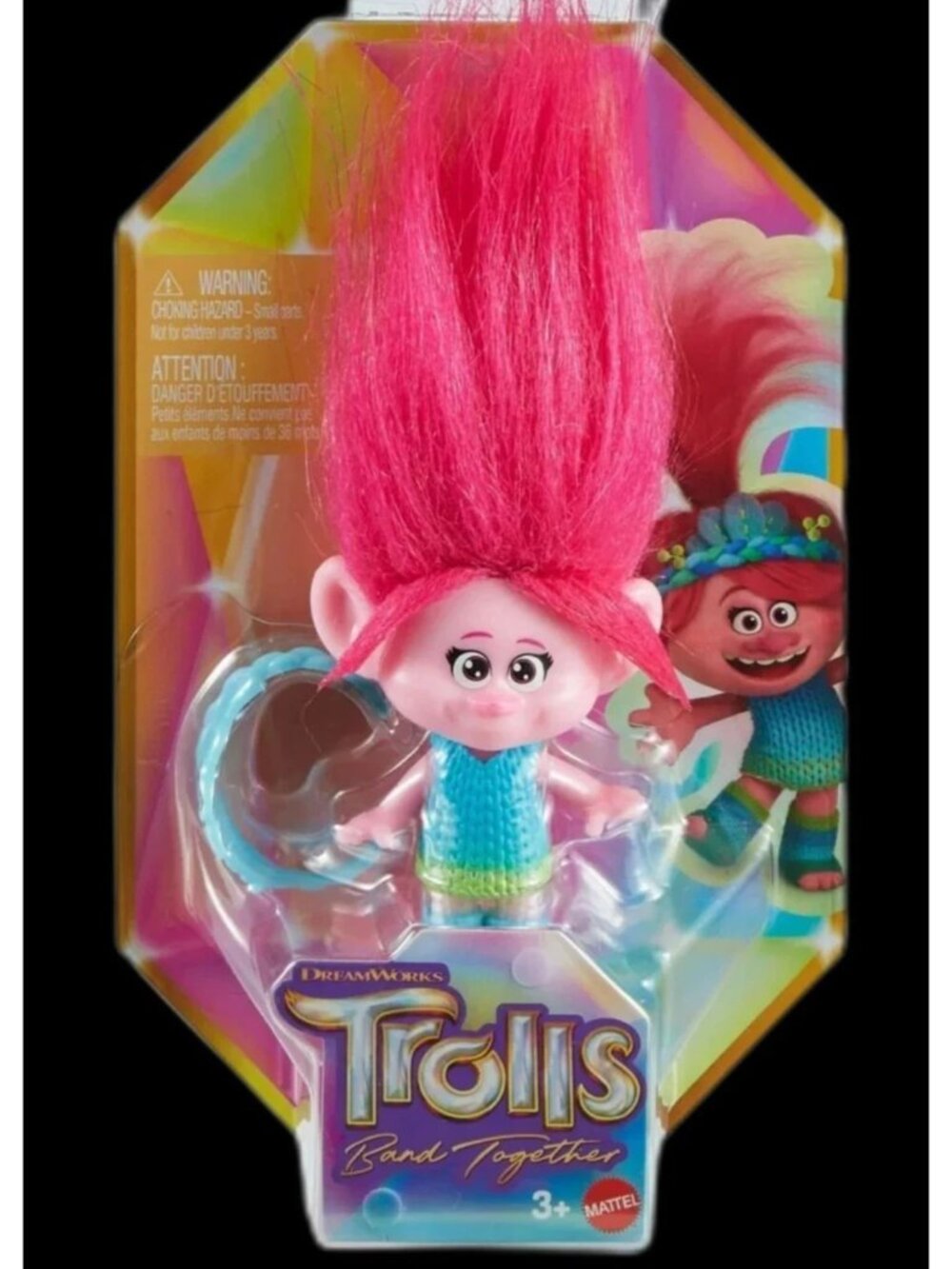 MATTEL DreamWorks Trolls Band Together QUEEN POPPY Mini Doll 5 Inch NEW